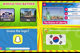 make trivia questions, quiz youtube videos within 24 hours