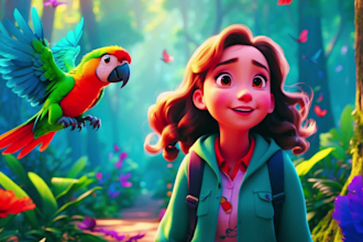 design vividly colorful children book illustrations using midjourney ai