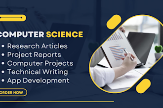 do computer science project report  and research writing
