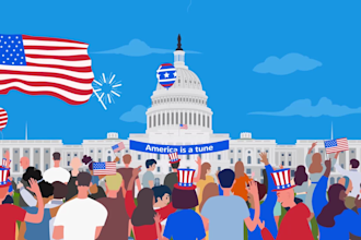 create a 4th of july independence day greeting video