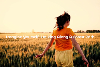 make 1 hour guided meditation and affirmation videos for youtube