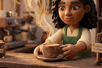 modern 3d ai claymation animation ai character animation  ai claymation videos