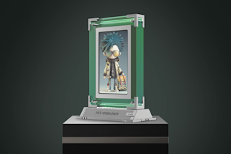 creat 3d animated nft membership cards and virtual passes