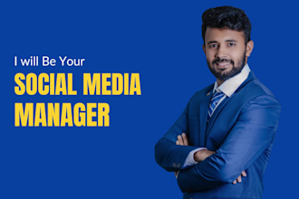 be your social media manager
