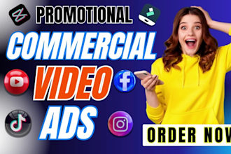 create promotional ai video ads or ai short video ads for marketing commercial