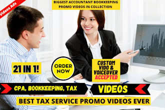 provide 2d certified public accountant tax service video