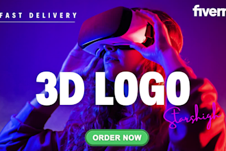 create 3d logo animation video intro