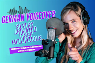 produce the voice over for your image film