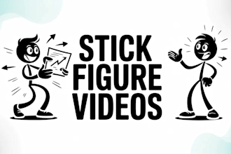 create 2d stickman animation or stick figure explainer video