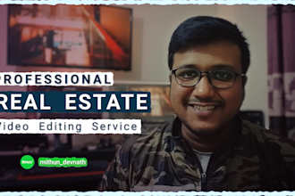 edit property walkthroughs, reels, real estate video