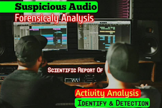 audio forensics content analysis and comprehensive report
