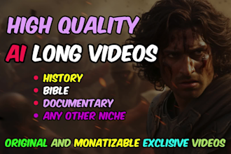 do viral ai history youtube shorts and long videos, instagram, tiktok reels