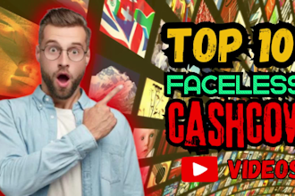 create top 10 cash cow faceless videos