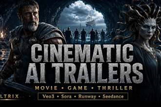 create cinematic ai movie trailer ai game trailer cinematic ai thriller trailer