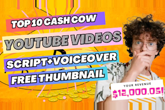 edit cash cow top 10 videos for your youtube channel