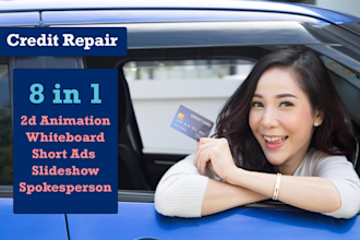 create credit repair promo video ads
