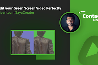 do green screen remove and rotoscoping
