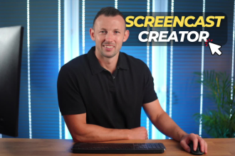 create a tutorial video with screencast spokesperson