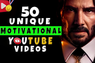 create inspiring and motivational videos for youtube