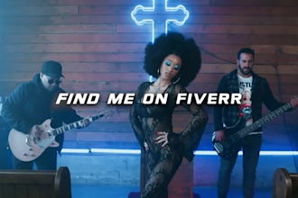 professionally edit your live performance or music video
