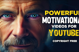 create HD motivational youtube videos, monetizable motivational videos