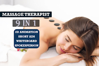 do massage therapy video or massage therapist ads promo