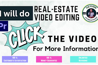 professional real estate video editing services