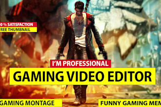 do gaming videos editing and funny gaming video editing or gaming highlights