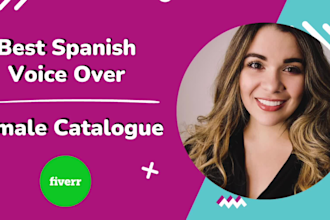 record your latin spanish voice over for your project