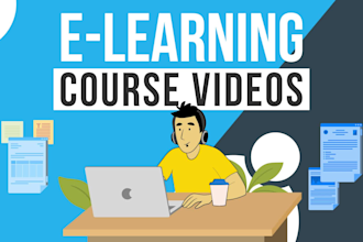 create online elearning course and training videos