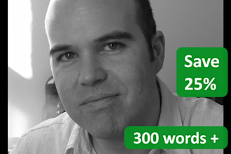 discount 25 per cent off your 300 words or more bbc trained voice over