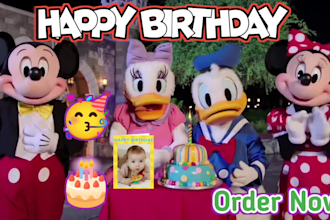 make mickey mouse happy birthday video