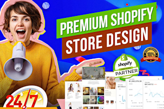 create shopify dropshipping store, build shopify website