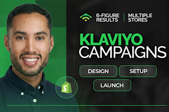 be your klaviyo email marketing manager for shopify growth