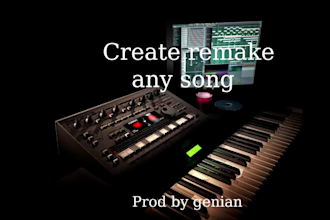 produce or remake piano or orchestral instrumental of any song or cover