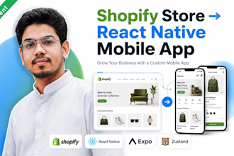 develop android and ios apps connected to your shopify store