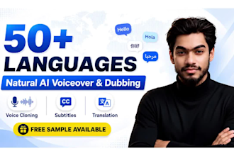 create natural ai voiceover and multilingual video dubbing