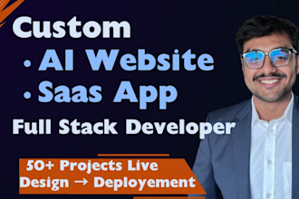 build your ai web app or saas platform in nextjs and node