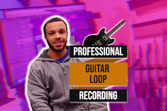 record professional, custom guitar loops in any genre