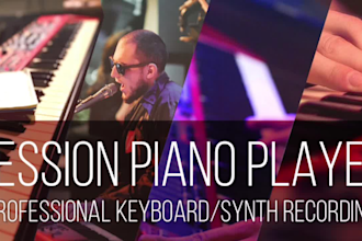 be your professional session jazz pianist keyboard