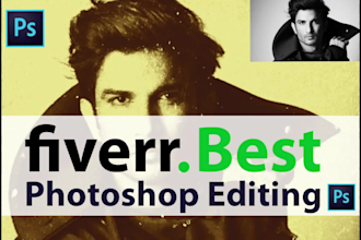 do fiverr best photoshop editing and background removing
