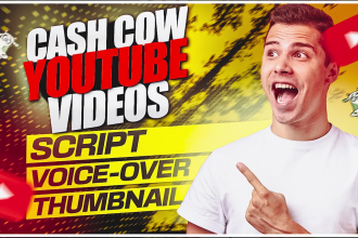 create top 10 cash cow faceless videos and cashcow youtube automation channel