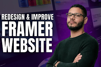customize, edit or fix your framer website or template