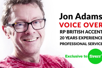 record a professional british english male voiceover