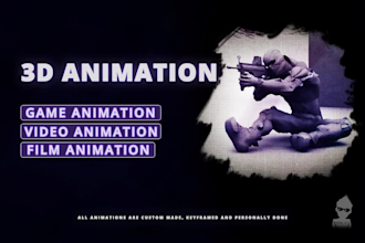 do 3d animation for games, film, and video