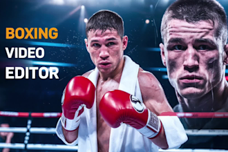 create ufc and MMA boxing videos