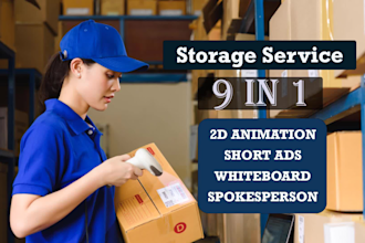 do storage facility or storehouse or self storage unit video