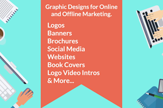 be your graphic designer for web banners and headers