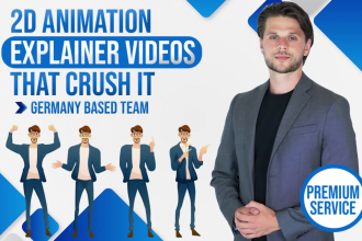 do premium custom explainer video animation