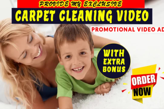 do carpet cleaning or carpet cleaner video ads